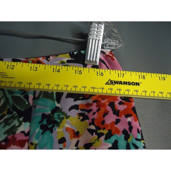 Judith Hart Collection Maxi Line Aline Skirt Multicolored Floral Print Size 12 - Picture 5 of 7